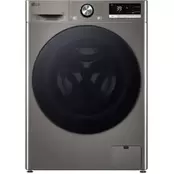 LG F4R7009TSSB 9 kg 1.400 Στροφές Ασημί με Wi-Fi Πλυντήριο Ρούχων