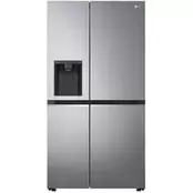LG GSLV70PZTE Total No Frost 635 Lt Ασημί Ψυγείο Ντουλάπα