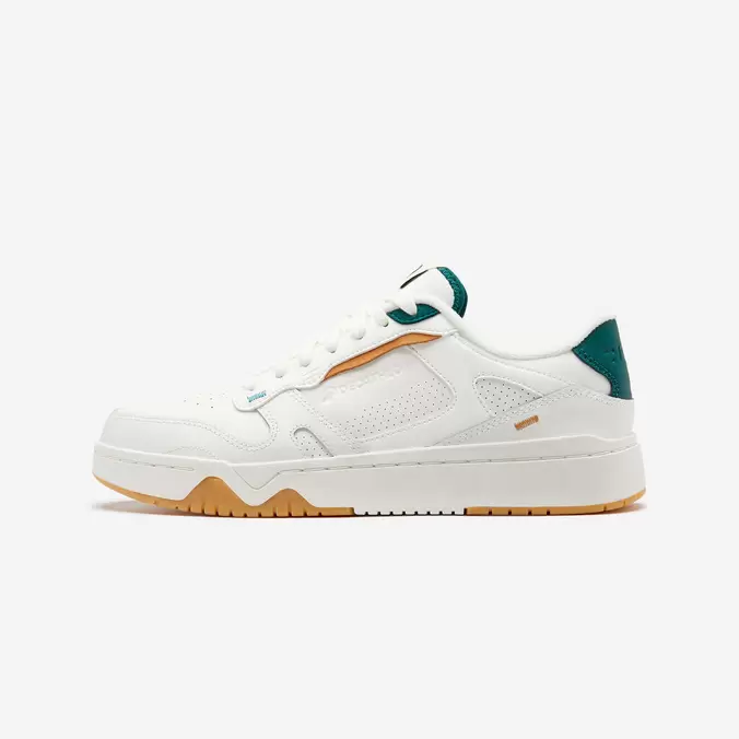 Men's CJ80 Trainers - Cream and dark green