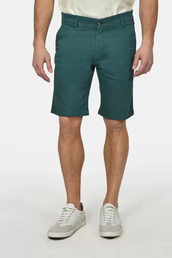 Ανδρική Βαμβακερή Chinos Βερμούδα Slim Fit Με Καθαρή Γραμμή & Ελαστική Άνεση - ΠΡΑΣΙΝΟ                                                                Ανδρική Βαμβακερή Chinos Βερμούδα Slim Fit Με Καθαρή Γραμμή & Ελαστική Άνεση - ΠΡΑΣΙΝΟ