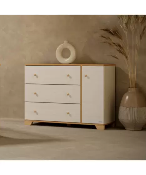 Casababy Juno Βρεφική Συρταριέρα - λευκό