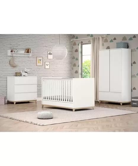 Casababy Zoom κούνια-κρεβάτι 70 x 140 - λευκό