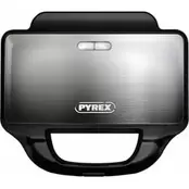 PYREX SB-230 1200W Μαύρη Τοστιέρα - Σαντουιτσιέρα