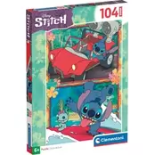 Παιδικό Παζλ Clementoni Super Color Disney Stitch (104 Κομμάτια)