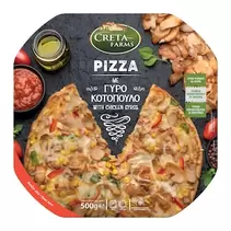 Πίτσα με Γύρο Κοτόπουλο 500g