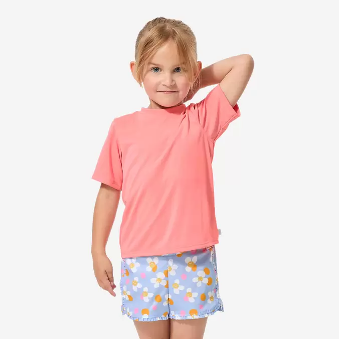 Βρεφικό T-shirt Πισίνας με Προστασία UV, Ροζ