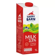 Happy Barn Γάλα Μακράς Διάρκειας 3,5% 1lt