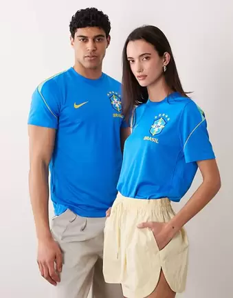 Nike Brazil World Cup 26 backprint t-shirt in blue