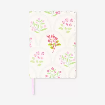 A5 floral embroidered notebook