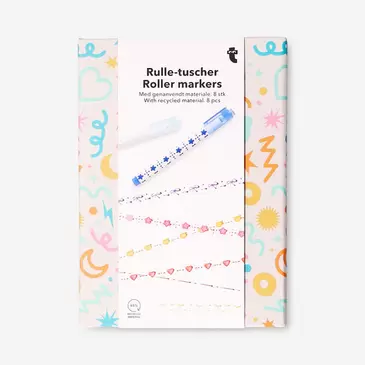 Roller markers - 8 pcs