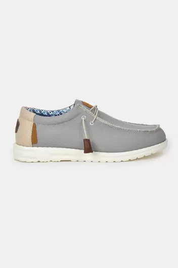 Ανδρικό Casual Παπούτσι 100% Βαμβάκι Ethnic Style - ΓΚΡΙ Ανδρικό Casual Παπούτσι 100% Βαμβάκι Ethnic Style - ΓΚΡΙ