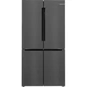 BOSCH KFN96AXEA Full No Frost 605 Lt με Wifi και VitaFresh Μαύρο Ψυγείο Ντουλάπα