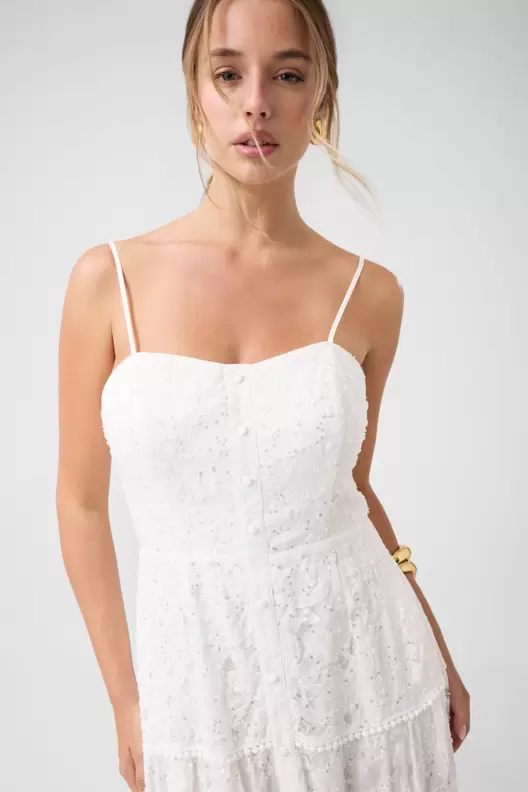 Encaje largo dress