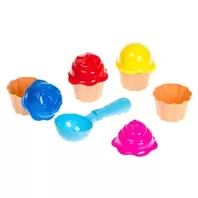 Φόρμες Άμμου Σετ Cupcake - 5 τμχ.