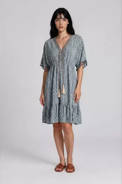 BOHO ΦΟΡΕΜΑ ΜΕ ΓΕΩΜΕΤΡΙΚΟ PRINT