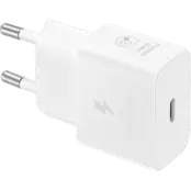 Φορτιστής Πρίζας Samsung Power Adapter USB-C 25W με Καλώδιο - Λευκό