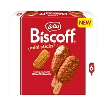 Παγωτό Ξυλάκι Biscoff Mini Sticks 6x36.5g
