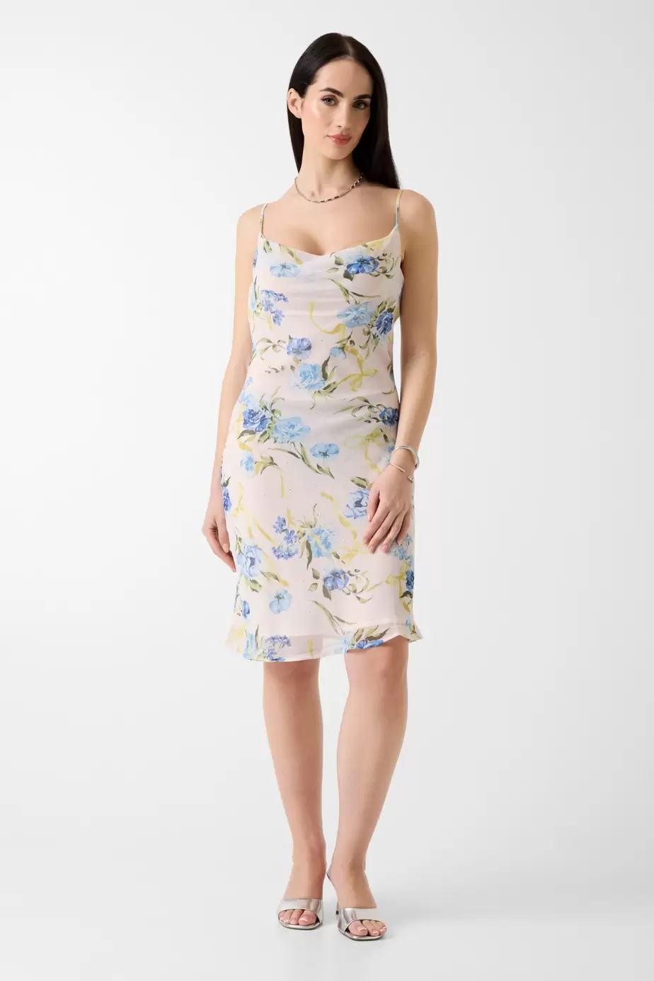Vestido lencero floral
