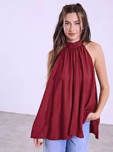 Μπλούζα halter με δέσιμο