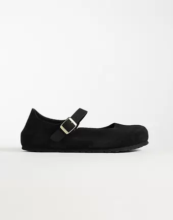 Birkenstock Mantova Mary Jane in black suede