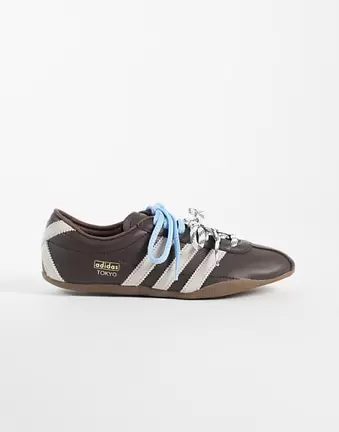 Adidas Originals Tokyo trainers in brown with double laces