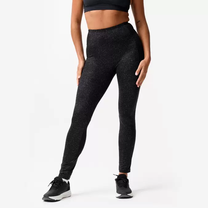 Γυναικείο Κολάν Fitness με Τσέπη για Τηλέφωνο - Γκρι