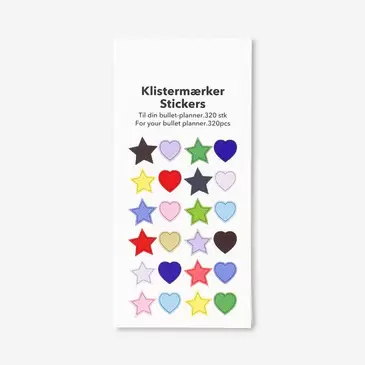 Stickers - Stars and hearts