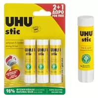 Κόλλα Stick UHU 8.2g - 3 τμχ.