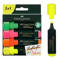 Μαρκαδόροι Υπογράμμισης Faber Castell - 4 τμχ.
