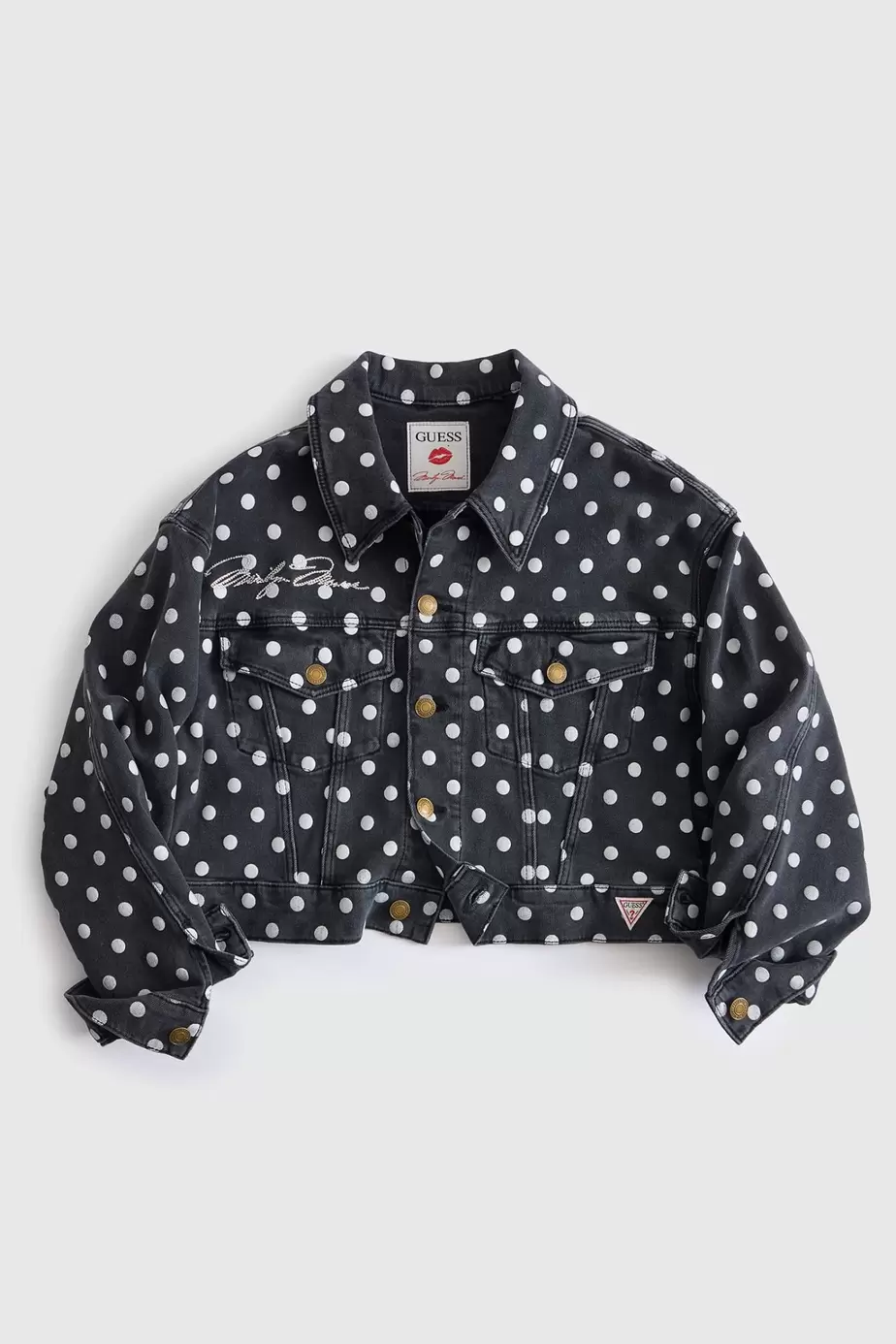 Chaqueta corta con lunares