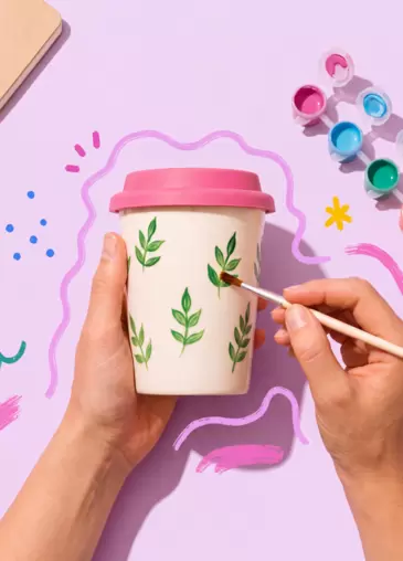 DIY to-go coffee mug - 360 ml