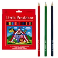 Λεπτές Ξυλομπογιές Little President - 24 τμχ.