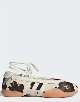 Adidas Originals Taekwondo Mei ballet flats in cow print