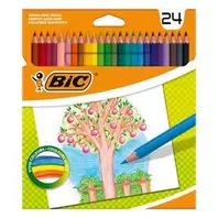 Λεπτές Ξυλομπογιές BIC - 24 τμχ.