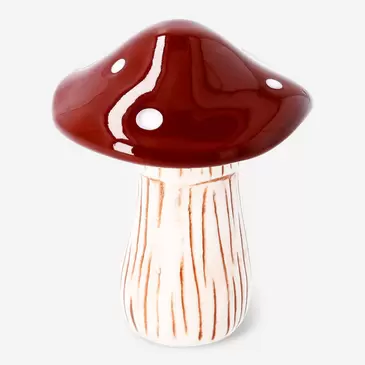 Decorative brown mushroom - 10 cm