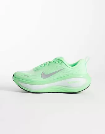 Nike Running Vomero Plus trainers in green and white