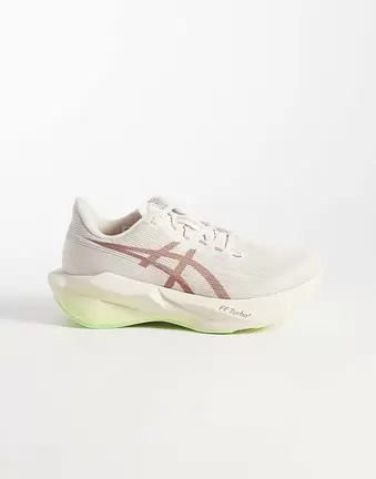 Asics Novablast 6 running trainers in rose and yellow