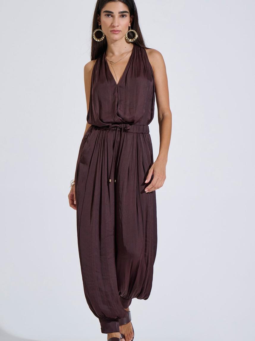 Satin Harem Trousers