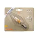 ECONOMY Λάμπα Led Κερί Fil 4,2W E14 2700K ΒL