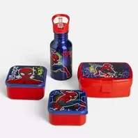 Σετ Παγούρι & Φαγητοδοχεία Spiderman - 4 τμχ.