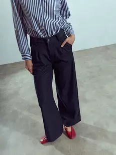 Τζιν ψηλόμεσο wide leg
