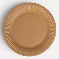 Πιάτα Χάρτινα Kraft Ø23cm - 50 τμχ.