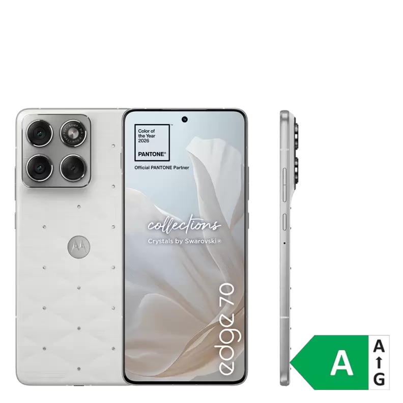 MOTOROLA Edge 70 Swarovski Edition Dual 5G 12GB/512GB Cloud Dancer Smartphone