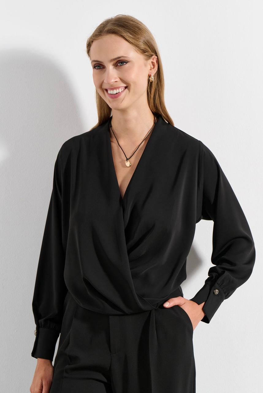 Wrap blouse