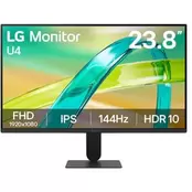 LG 24U411B-B Monitor 23.8" FHD IPS Flat 144Hz 1ms