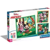 Παιδικό Παζλ Clementoni Supercolor: Disney Mickey Mouse (48 Κομμάτια)