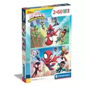Παιδικό Παζλ Clementoni 2in1 Marvel Spidey and His Amazing Friends (2 x 60 Κομμάτια)