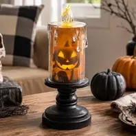 Halloween Διακοσμητικό Κερί σε Κηροπήγιο 13cm