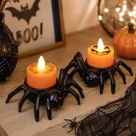 Halloween Διακοσμητικό Ρεσώ Αράχνη 5cm