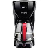 IZZY MILANO 6616S 1000W 1.5L Καφετιέρα Φίλτρου
